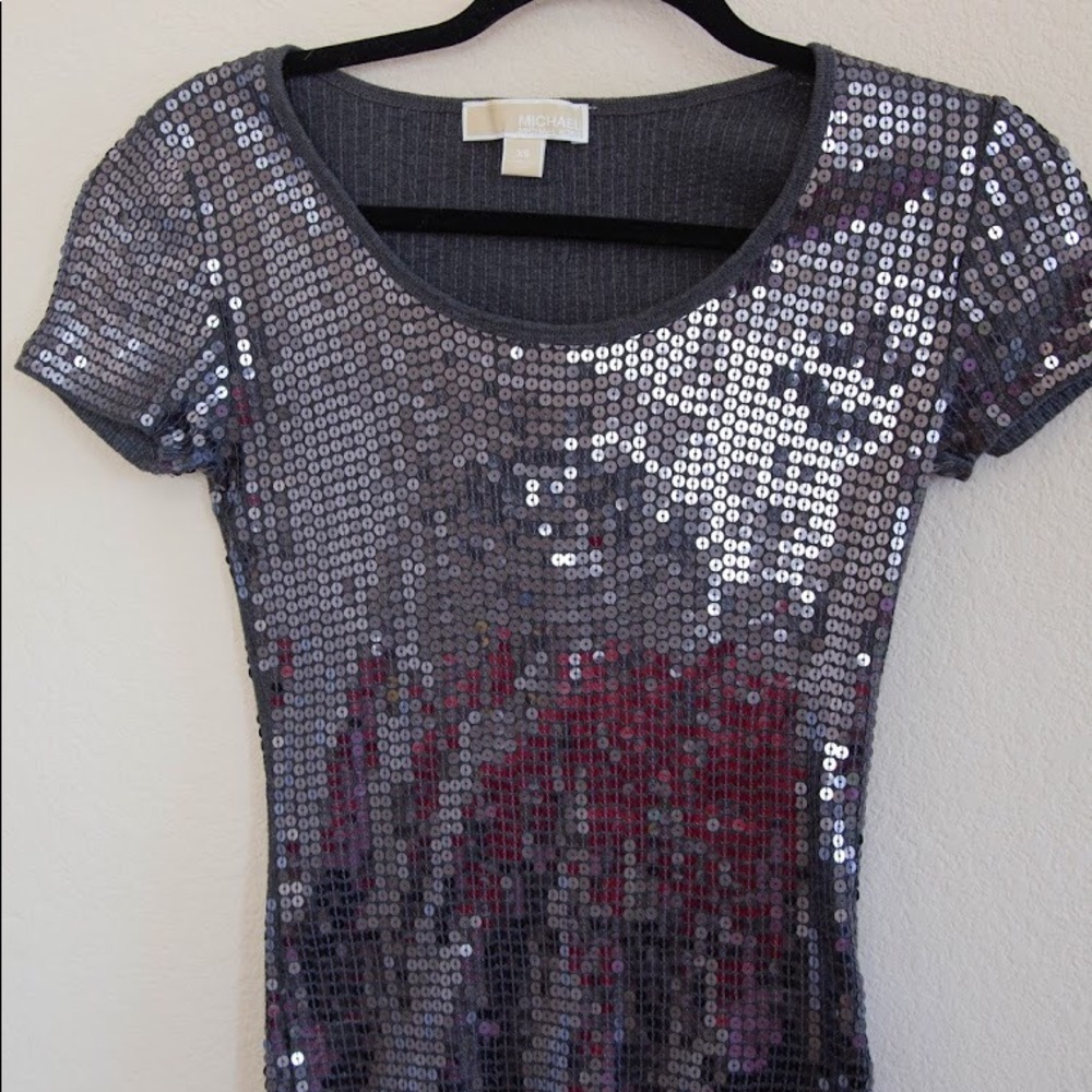 Never worn Michael Kors sequined shirt
